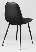 Threshold 2pk Copley Dining Chairs Faux Leather Midnight Black!! NEW IN BOX!!