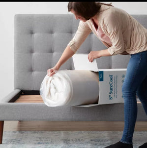 (NEW IN BOX) Lucid Essence 8" SureCool Gel Memory Foam Full size  Mattress-