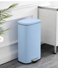 happimess Curtis 8-Gal. Step-Open Trash Can, Tide Pool Blue- brand new