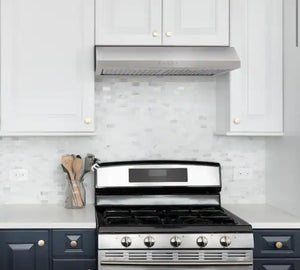 Vissani 30 in. 340 CFM Convertible Under Cabinet Range Hood in Stainless Steel with Electronic Touch Controls! (NEW IN BOX)