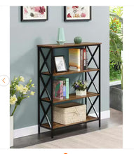 Convenience Concepts

Tucson 41.5 in. Tall Barnwood/Black Particle Board 4-Shelf Accent Bookcase with Metal Frame
