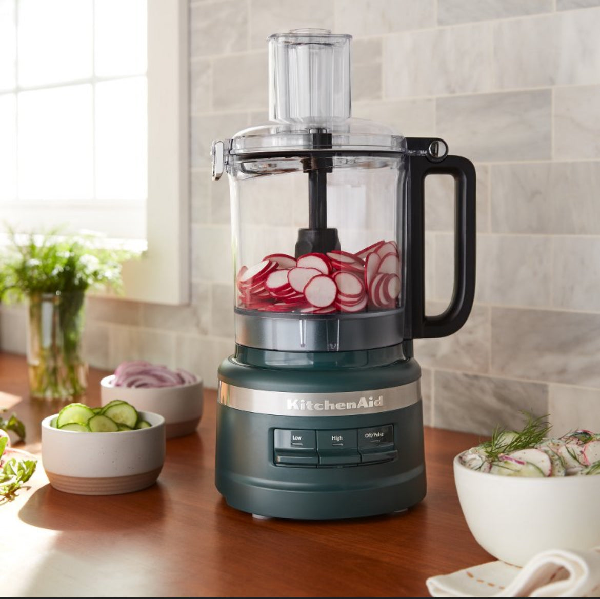 KitchenAid 9 Cup Food Processor Hearth & Hand™ with Magnolia!! NEW I Big Catch Salvage and