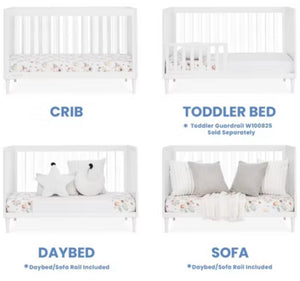 Delta Children Bowie 4-in-1 Convertible Acrylic Crib, White! - Greenguard Gold Certified! (NEW IN BOX)