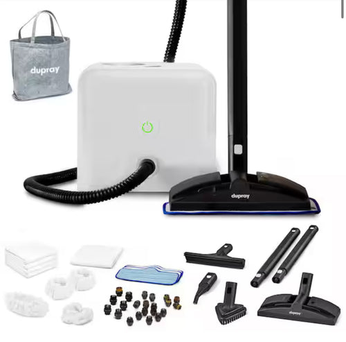 Dupray Neat Steam Cleaner Bundle with 40-Accessories- A Powerful, Corded Multi-Purpose Steamer Kills Viruses and Allergens! (NEW IN BOX)