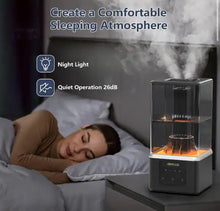 Edendirect 1.1 Gal. Black Ultra Fine Water Mist Ultrasonic Desktop Humidifier and Fragrance Diffuser Up to 450 sq. ft!! NEW IN BOX!!
