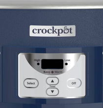 Crock-Pot 7qt Cook & Carry One Touch Programmable Slow Cooker Poseidon Blue: Locking Lid, Dishwasher-Safe Parts! (NEW IN BOX)