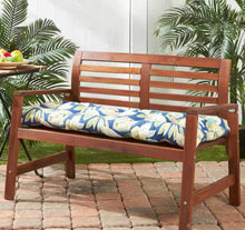 Marlow Floral Rectangle Outdoor Bench Cushion, 2Pc!