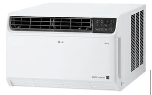 LG 23,500 BTU 230/208V Window Air Conditioner Cools 1450 Sq. Ft. with Dual Inverter, Wi-Fi Enabled and Remote in White! (NEW IN BOX) - (CHECK YOUR OUTLET!)