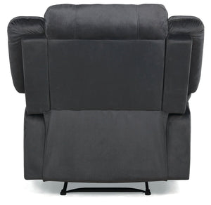 Relax-A-Lounger London Standard Manual Recliner, Gray Microfiber!! NEW AND ASSEMBLED!!