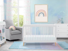 Delta Children Jordan 4-in-1 Convertible Crib, White! (NEW IN BOX)