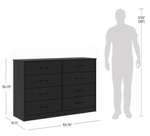 Mainstays Ardent 8 Drawer Dresser, Black! (NEW IN BOX)