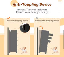 Oversized 5-Drawer Black Dressers Chest of Drawers with 2 Large Drawers 48.3 in. H x 31.6 in. W x 15.7 in. D! (NEW IN BOX!)