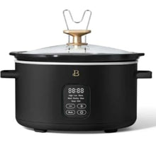 Beautiful 6 Qt Programmable Slow Cooker, Black Sesame by Drew Barrymore! (NEW)