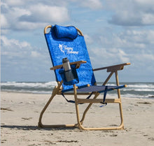 Tommy Bahama Hi-Boy Beach Chair, Blue Floral! (NEW)
