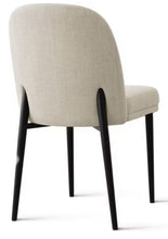 Upholstered Dining Chairs with Linen Blend Fabric and Metal Legs, Modern Armless Side Chairs for Dining Room-Maison Boucle, Set of 2! (NEW IN BOX)