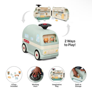 Radio Flyer Park & Play Camper Riding Toy: Steel & Plastic, Ages 1.5-4, 42 lb Capacity!! NEW IN BOX!!
