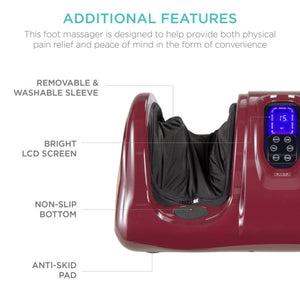 Best Choice Products Therapeutic Kneading & Rolling Shiatsu Foot Massager w/ High Intensity Rollers, Remote!! BRAND NEW!!