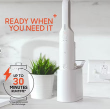 Sharper Image Handheld Vacuum with High-Speed 120W Brushless Motor, Cordless White: Portable, Bagless, HEPA Filter, Multi-Surface! (NEW IN BOX)