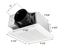 Panasonic Whisper Mighty Pick-A-Flow 70/90 CFM Ceiling/Wall Bathroom Exhaust Fan, Energy Star with 9 in. x 9 in. Grille Footprint!! NEW IN BOX!!