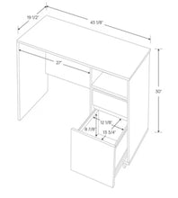 Writing Desk with Drawers White - Room Essentials
