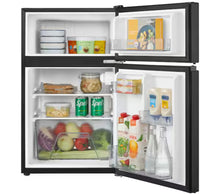 Vissani 3.1 cu. ft. 2 Door Mini Refrigerator in Black with Freezer, ENERGY STAR! (NEW IN BOX)