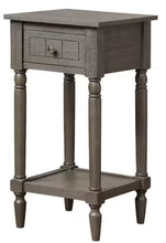 French Country Dark Gray Wirebrush Khloe Accent Table! (NEW IN BOX)