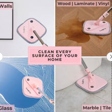 True & Tidy True Clean Spin Mop and Bucket System: Microfiber Cleaning Tools for Household Floor Maintenance! (NEW)