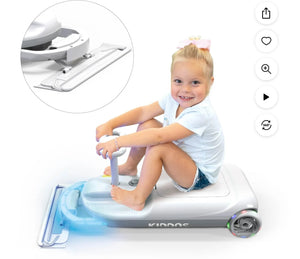 Tzumi Mop On-the-Go Kart 2 in 1 Electric Sweeper Floor Cleaner Cart for Kids Ages 3 and Up- new in box