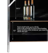 39” L x 15” W x 35” H Portable Outdoor Patio Wet Bar/Table, Skirt and Carry Case Included!! NEW IN BOX!!
