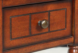 French Country Mahogany Khloe Accent Table! (NEW IN BOX)