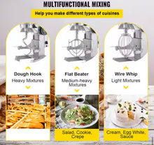Commercial Stand Mixer 15 qt. Dough Mixer Heavy Duty Silver Electric Food Mixer with 3-Speeds Adjustable 500 W! (NEW - MINOR DAMAGE FROM SHIPPING!)