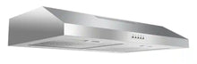 Velivi 30 in. 600 CFM Convertible Ductless Under Cabinet Range Hood With 3 Speed Exhaust Fan and 2 LED Lights, Stainless Steel! (NEW IN BOX)