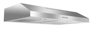 Velivi 30 in. 600 CFM Convertible Ductless Under Cabinet Range Hood With 3 Speed Exhaust Fan and 2 LED Lights, Stainless Steel! (NEW IN BOX)