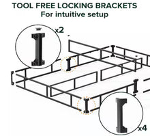 Zinus Metal Queen 9 in. Smart Box Spring with Quick Assembly! (NEW)