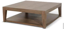 Benjara 48.03 in. Brown Square Wood Coffee Table with Caster Wheels! (NEW IN BOX!)