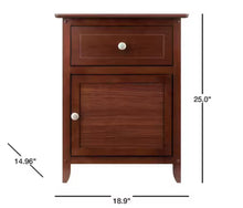 Eugene Accent Table, Walnut!! (NEW IN BOX!)