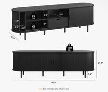 Modern Solid and Manufactured Wood TV Stand for TVs up to 80" - WE DO NOT SHIP!!