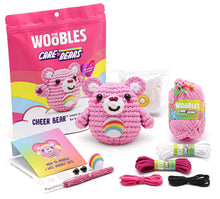 The Woobles Beginner Crochet Amigurumi Kit – Cheer Bear, Learn to Crochet Character Craft Kit for Kids and Adults!! BRAND NEW!!
