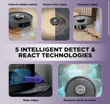 Shark PowerDetect NeverTouch 13in Robotic Vacuum and Mop with Smart Navigation Path, Bagless, HEPA, Multisurface in Gray!! NEW IN BOX!!