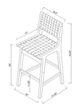 Ceylon Woven Barstool from Threshold/ set of 3 - a few small shipping scuffs- see pics