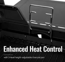 Royal Gourmet 2-Burner Propane Gas and Charcoal Combo Grill with Side Burner in Black, Dual Fuel Grill, 823 Sq. In. Cooking Area! (NEW IN BOX)