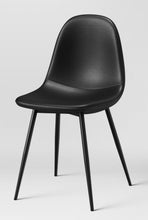 Threshold 2pk Copley Dining Chairs Faux Leather Midnight Black!! NEW IN BOX!!