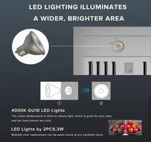 Vikio 28 in. 900CFM Convertible Ducted to Ductless Insert Range Hood in Stainless Steel with LED and Gesture Control! (NEW IN BOX)