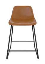 Better Homes & Gardens Farley Scoop Counter Height Stool, Camel Faux Leather!! NEW IN BOXES(2)!!