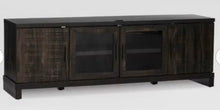 Storage TV Stand for TVs up to 75" Weathered Pine - Threshold™: Farmhouse Style Media Console with Adjustable Shelves! (NEW IN BOX)