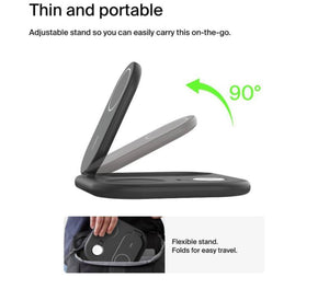 Belkin Qi2 15W 3-in-1 Wireless Pad/Stand - Black!! NEW IN BOX!!