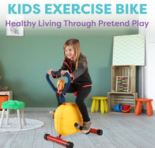 Hey Play Kids Exercise Bike - Indoor Riding Toy - Kids Workout Equipment- new