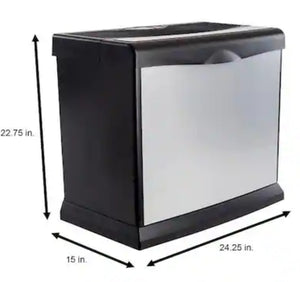 Aircare VALIANT -Gal. Cool Mist Evaporative Whole House Humidifier for 4,000 sq. ft., Brushed Nickel! (USED - TESTED)