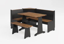 Deral 5 – Person Modern Solid Wood Corner Breakfast Nook Dining Set with Hidden Storage - WE DO NOT SHIP!!