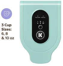 Keurig K-Express Essentials Seafoam Green Single-Serve K-Cup Pod Coffee Maker!! LIGHTLY USED(TESTED WORKS GREAT)!!